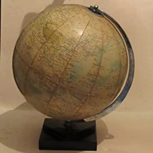 10-Inch Terrestrial Globe George Philip & Son Publication Date: 1958 Condition: Very Good
