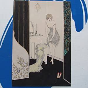 UNIQUE UNPUBLISHED ORIGINAL ART<<<Silk Stockings GEORGE BARBIER. Publication Date: 1919 Condition: Near Fine