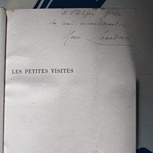 Les Petites Visites. >#1 of 5 SPECIAL BINDINGS SIGNED BY S.DAVID.<LAVEDAN, Henri Publication Date: 1896 Condition: Near Fine