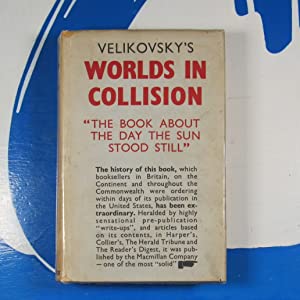 WORLDS IN COLLISION. VELIKOVSKY, Immanuel. Publication Date: 1950 Condition: Very Good