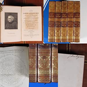 The Life of Samuel Johnson, LL.D. Comprehending an account of his studies and numerous works, in chronological order. BOSWELL, James. Publication Date: 1824 Condition: Very Good
