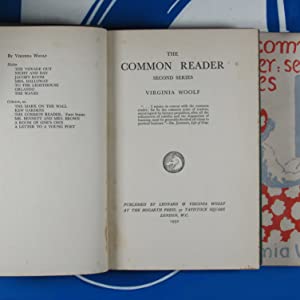The Common Reader: Second Series>>FIRST EDITION, 1ST ISSUE, WITH HOGARTH PRESS EPHEMERA<< WOOLF, Virginia Publication Date: 1932 Condition: Very Good